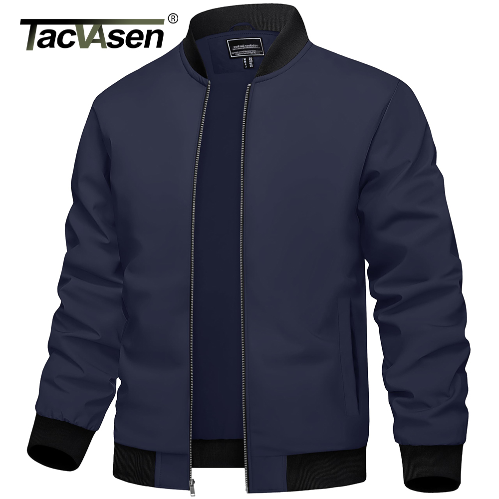 Outdoor Sport Coat - TACVASEN Men's Flight Jacket Lightweight Windproof