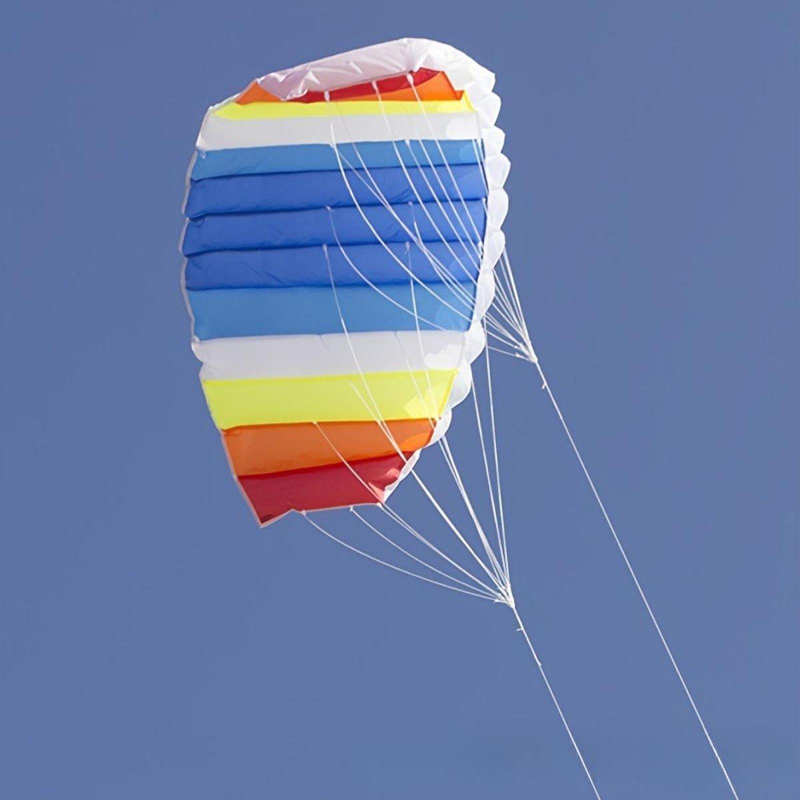 Outdoor Sport Field - Power Parafoil Sport Kite Soft Rainbow