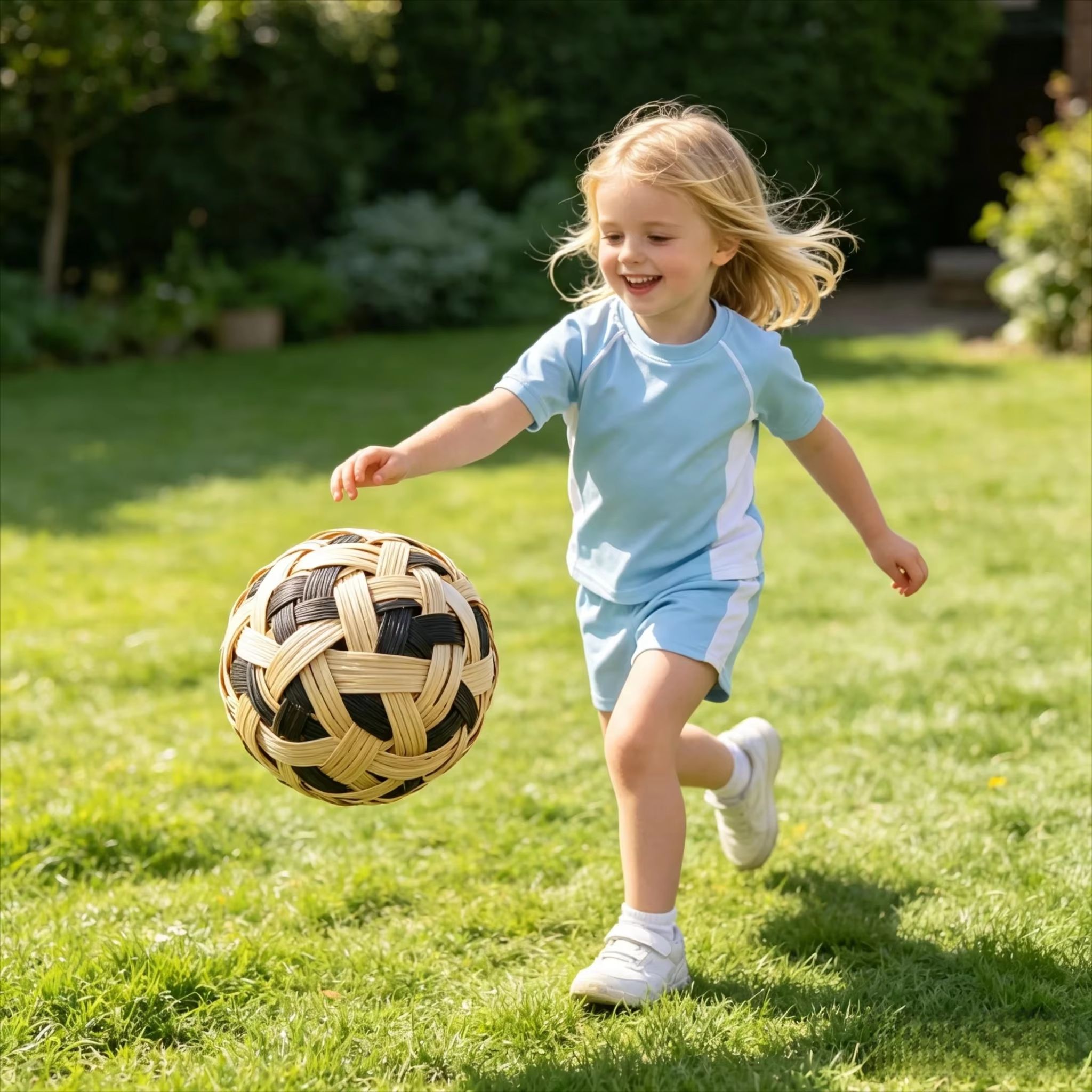 Kids Sepak Takraw Rattan Ball  - Outdoor Sport Games recension och pris