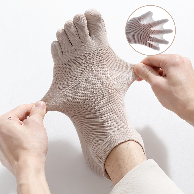 5 Pairs Summer Men's Socks Sof - Outdoor Sport Hose recension och pris