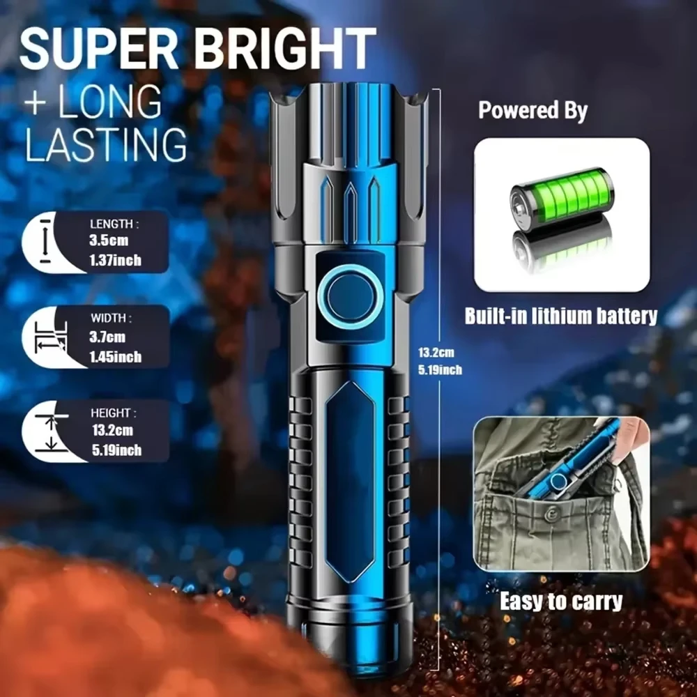 Super Bright LED Flashlight US - Outdoor Spotlight recension och pris