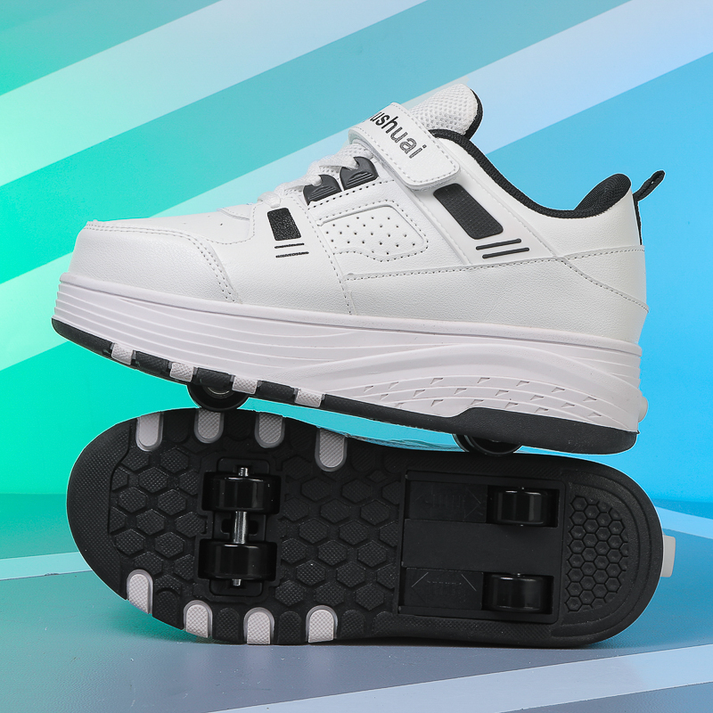 Kids 4‑Wheel Retractable Rolle - Outdoor Sports Shoes recension och pris