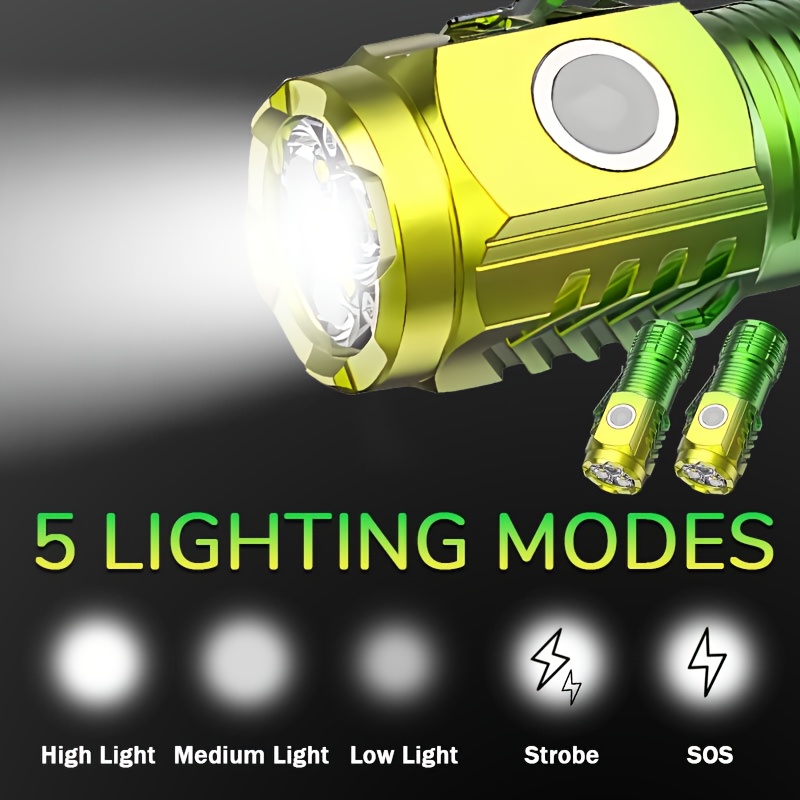 Mini 3LED Flashlight With Pen  - Outdoor Spotlight recension och pris